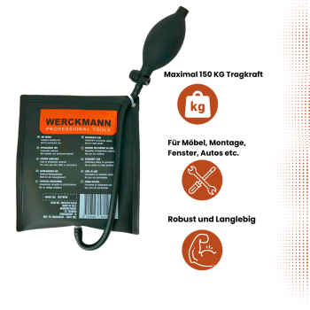 Preview: Montagekissen Spreizkissen Luftkissen Pumpkissen Hebekissen Möbelheber bis 150 kg